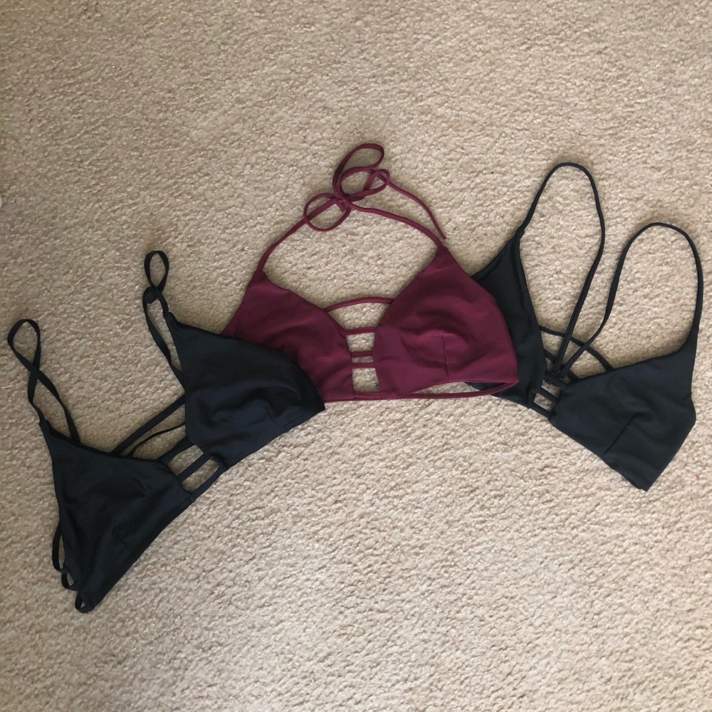 • three tops •